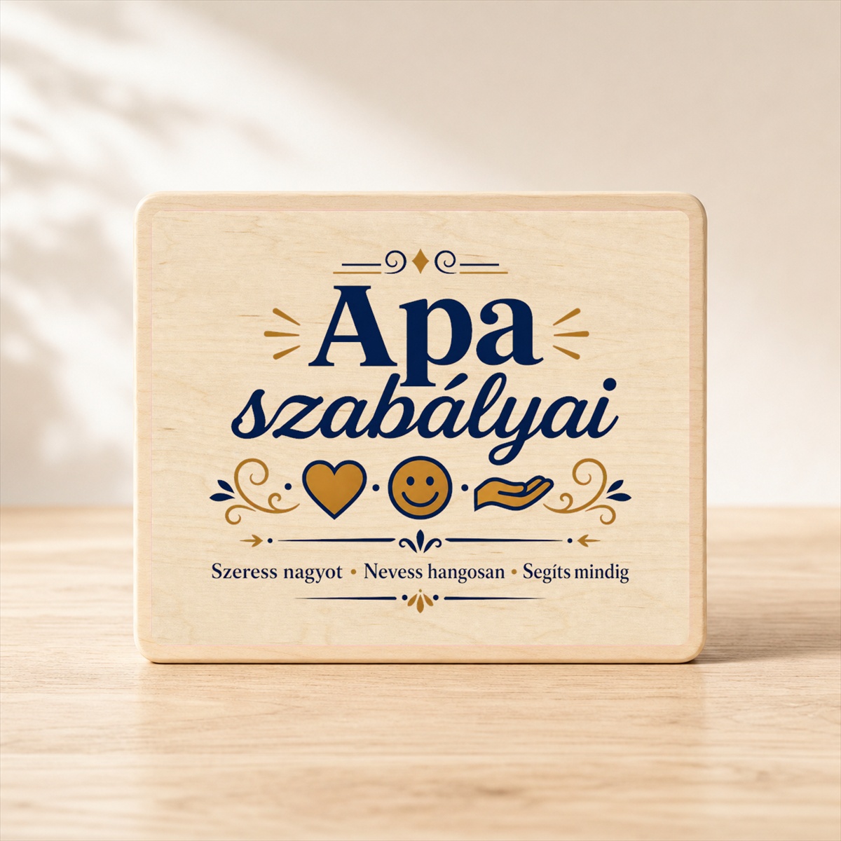 Apa szabályai – Modern családi fatábla