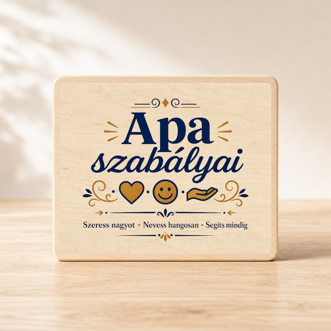 Apa szabályai – Modern családi fatábla