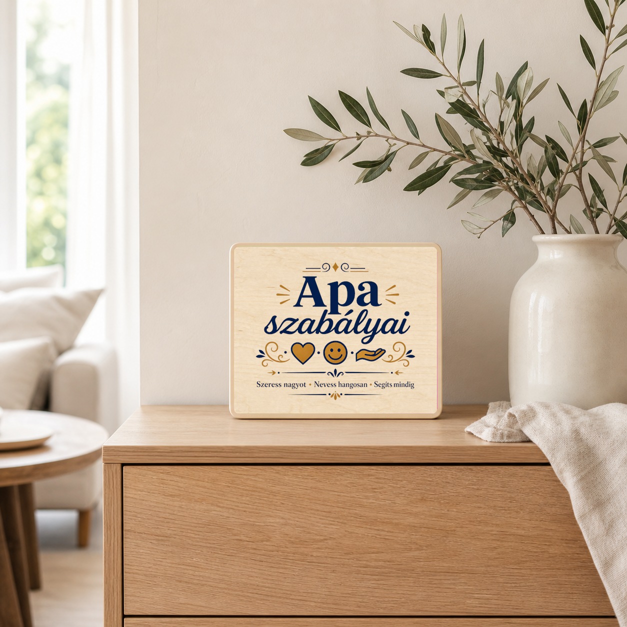 Apa szabályai – Modern családi fatábla
