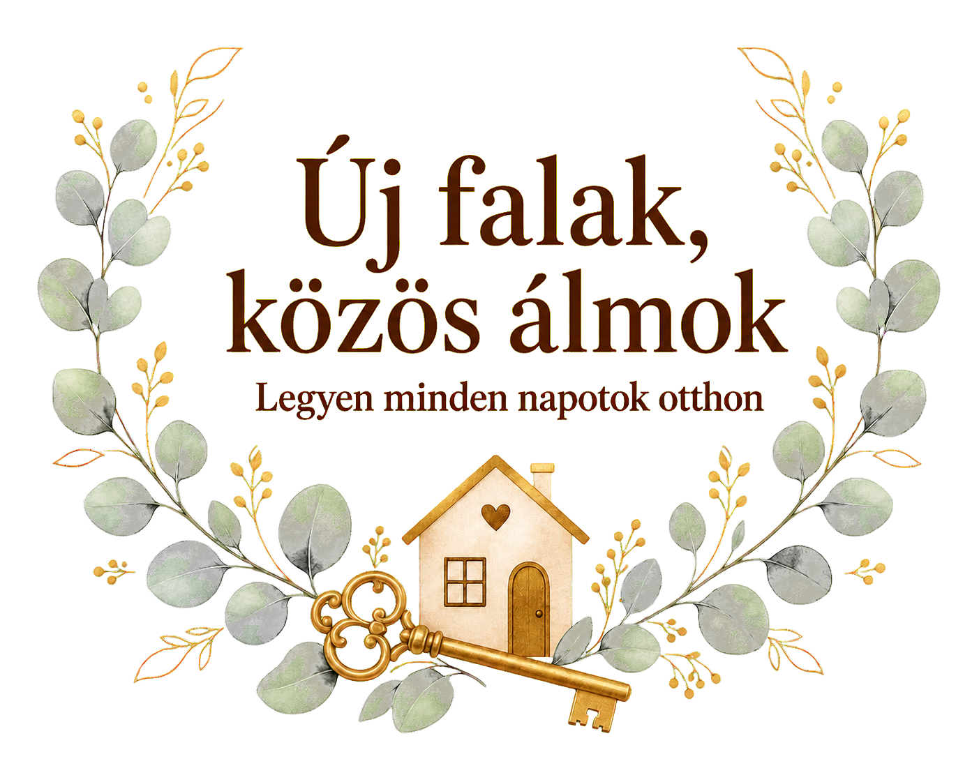 Új falak, közös álmok – Házavató fatábla