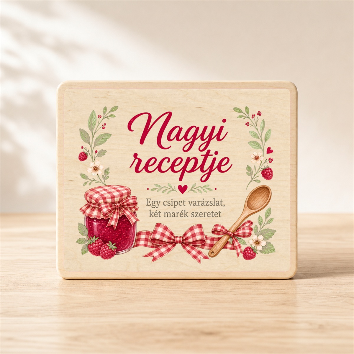 Nagyi receptje – Kedves konyhai fatábla