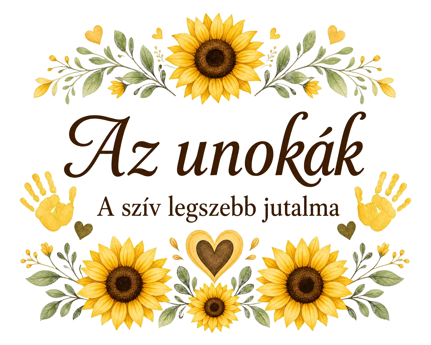 Az unokák – Nagyszülői boldogság fatábla