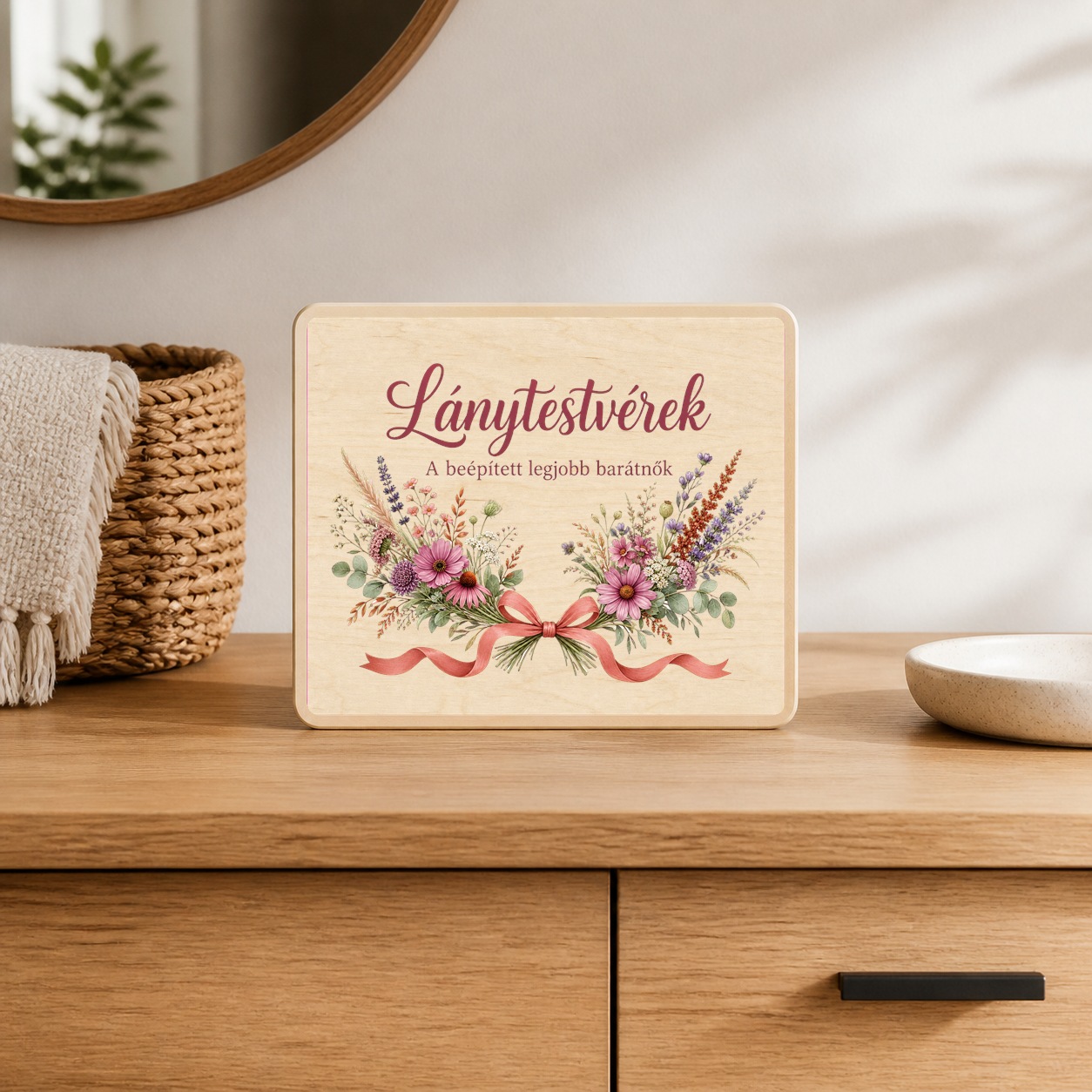 Lánytestvérek – Örök barátság fatábla