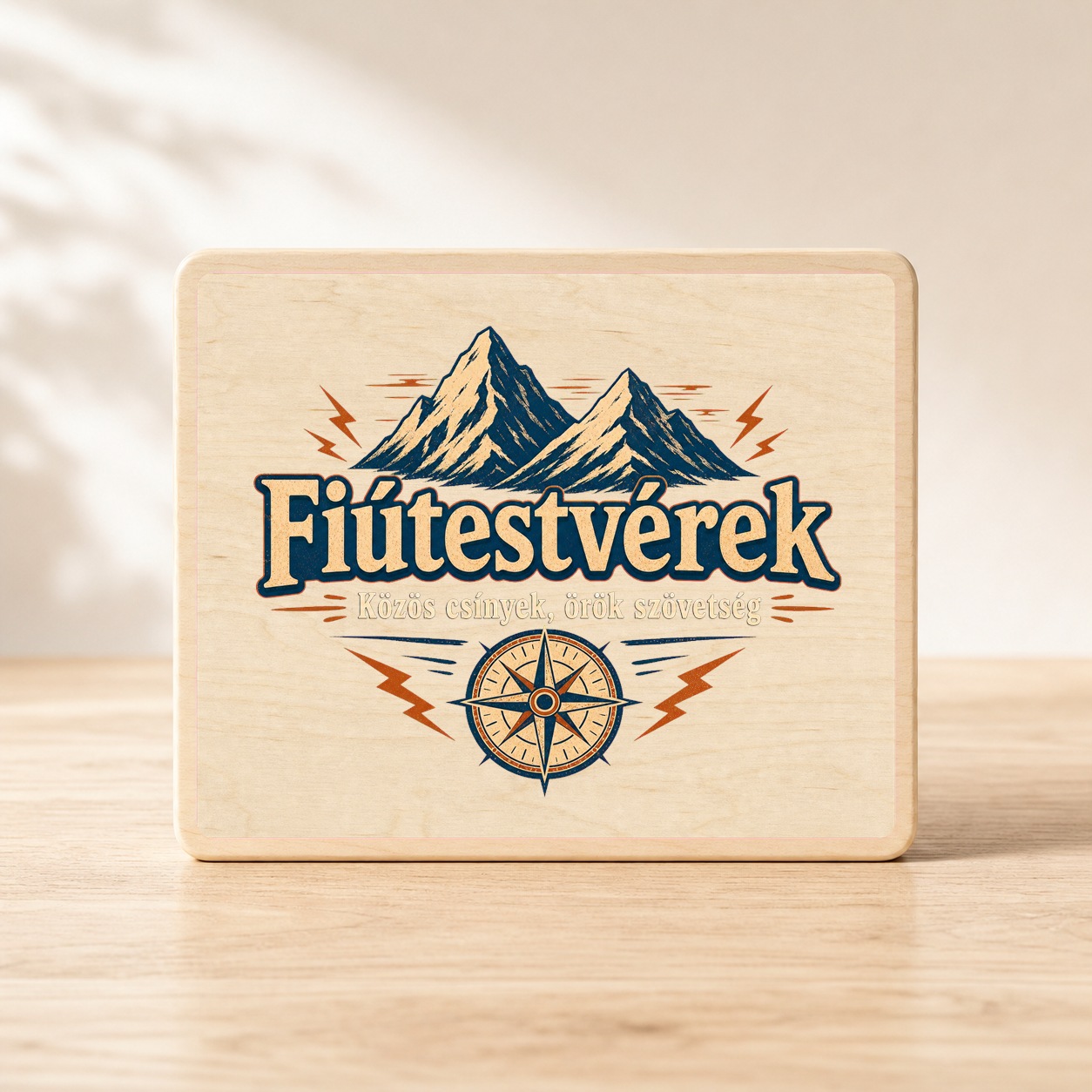 Fiútestvérek – Közös kaland fatábla