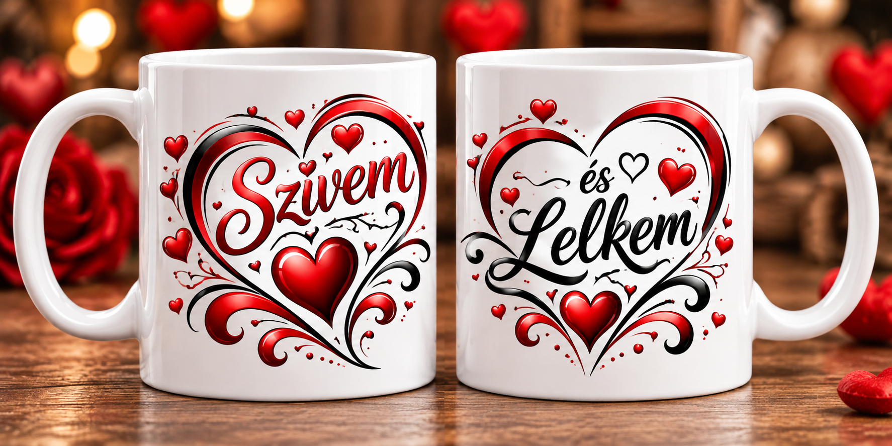 Szívem és lelkem bögre
