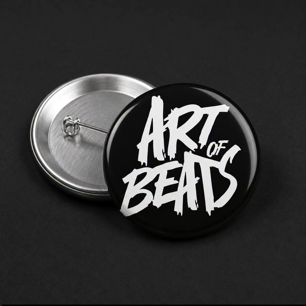 Art of Beats logós kitűző